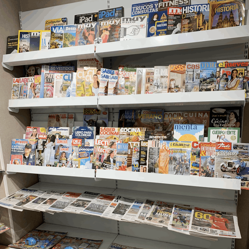 Prensa, imágenes de revistas y periódicos